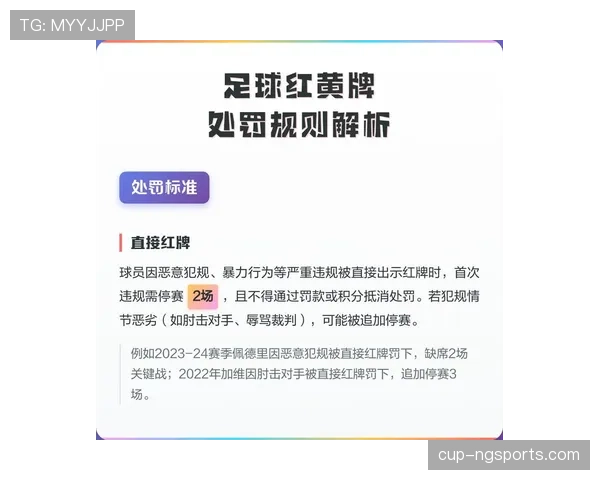 累计黄牌停赛规则详解：多少张黄牌会触发停赛？